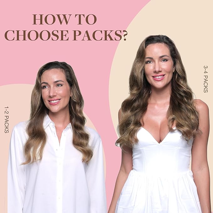 GOO GOO Tape in Hair Extensions Human Hair, 4/26/4 Balayage Chocolate Brown to Honey Blonde, 18inch 50g 20pcs, Skin Weft Seamless Invisible, Silky Straight with Thick Ends, Remy Human Hair