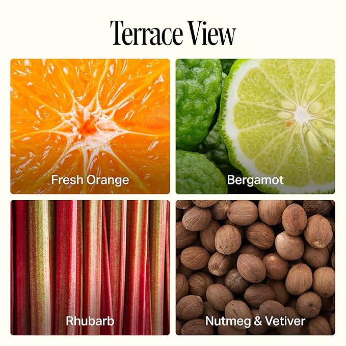 Preston Lane Luxury Hand Cream, Terrace View Scent, Made in Italy | Hydrating Formula with Tea Tree, Lavender & Lemon Essential Oils, Hyaluronic Acid, Vitamins C & E, and Kiwi & Apple Water