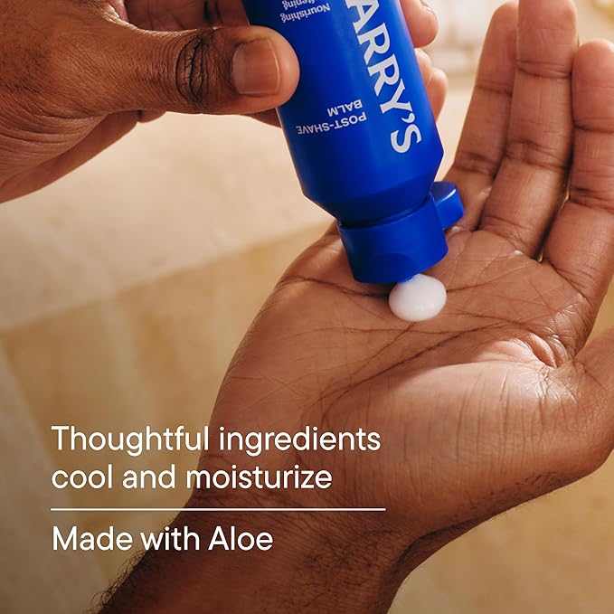 Harry's Post-Shave Balm for Men with Aloe - (2 Pack) 3.4 fl oz - Calms and Soothes Skin After Shaving