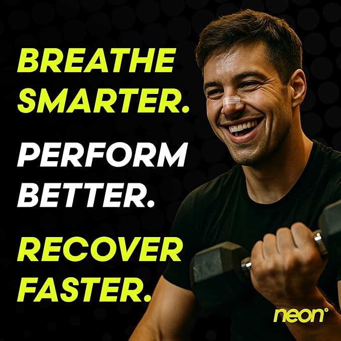 Nasal Strips (60 Count) - Oil & Sweat Resistant Adhesive - Athletic Nasal Strips for Sport & Nose Strips for Snoring & Sleeping - Nose Strips for Breathing (Clear Transparent)