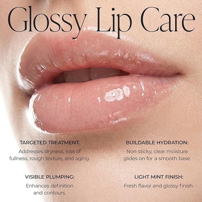 DermResults Solutions Lip Serum – Hydrating Plumping Serum for Women with Moisture-Rich Glossy Finish, Stabilized Vitamin C, Botanical Oils & Lip-Plumping Complex, 0.42 oz, by Arbonne.