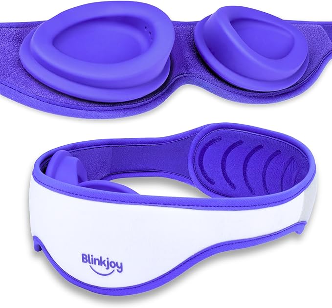 Hydrating Sleep Mask for Dry Eye Relief – Moisture-Sealing Blackout Eye Mask Protects from Dust & Drafts, Preserves Eye Drops & Ointment, Lightweight (2nd Gen)