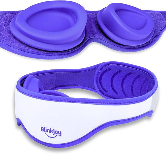 Hydrating Sleep Mask for Dry Eye Relief – Moisture-Sealing Blackout Eye Mask Protects from Dust & Drafts, Preserves Eye Drops & Ointment, Lightweight (2nd Gen)