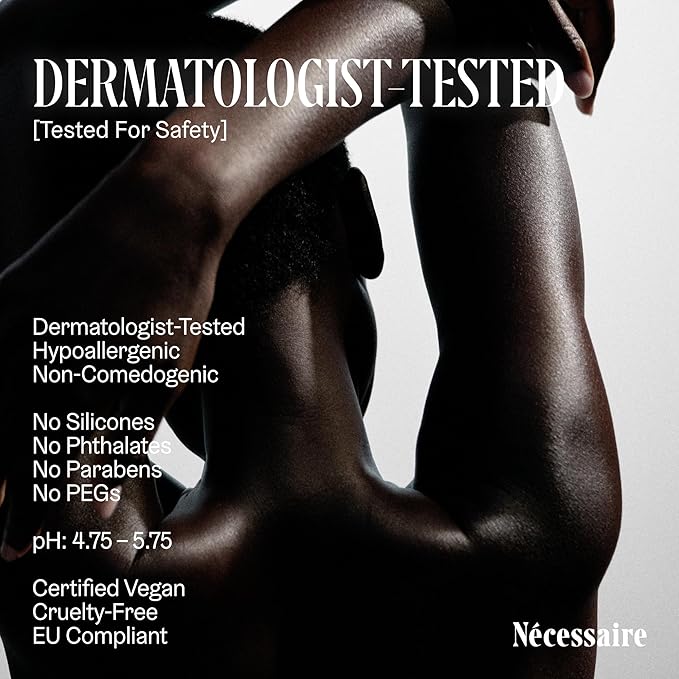 Nécessaire The Body Lotion Cyprès-Citronné – Multi-Peptide Moisturizer - Firming Body Lotion for Women + Men. 2.5% Niacinamide. Dermatologist-Tested, Vegan. Hypoallergenic for Sensitive Skin. 15.2oz