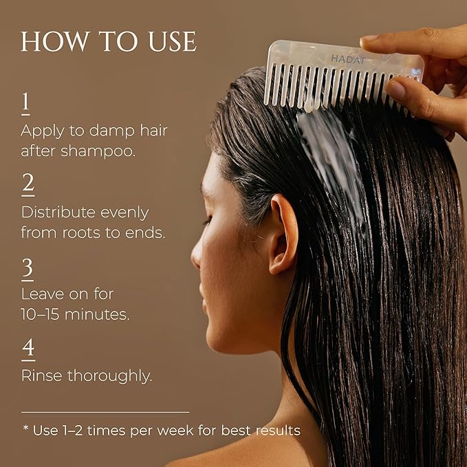 DEEP REPAIR HAIR TREATMENT – Intensive Hair Mask for Damaged Hair – Color Protection Mask with Hydrolyzed Silk Protein & Collagen – Deep Hydration – Made in Israel Hair Care, 16.9 Fl Oz