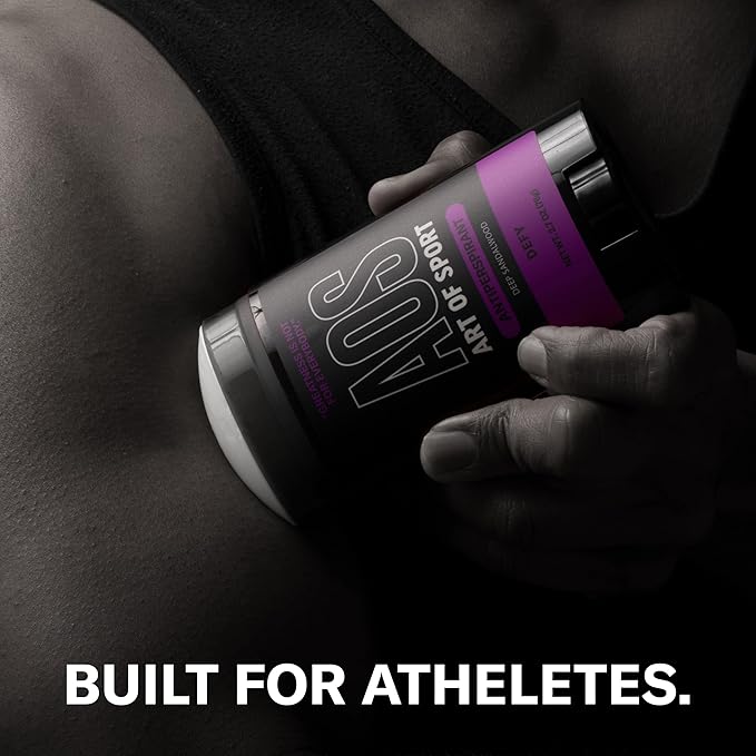 Art of Sport Men’s Antiperspirant, Sandalwood, Made with Natural Botanicals, Made for Athletes, Defy Scent, 2.7 Ounce (Pack of 2)