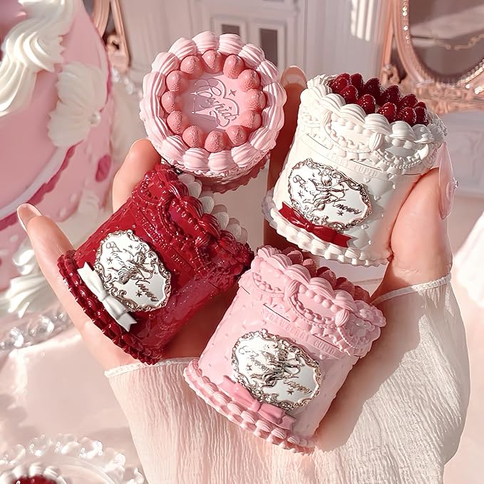 Flower Knows Strawberry Cupid Cake Lip Cream,Long Lasting Warm Red Matte Lipstick,Hydrating Lip Stain,Transfer & Smudge-Proof Velvet Liquid Lipstick for Girls&Women,0.17 Fl Oz(V09 Velvet)