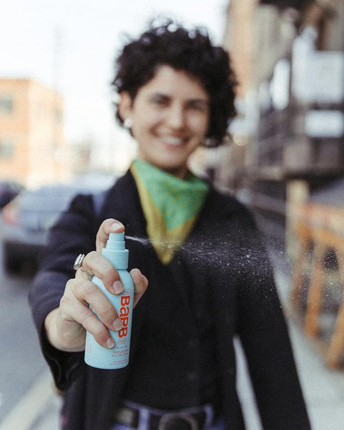 Barb Sea Salt Spray for Hair - Texturizing Beach Wave Spray for Thin and Thick Hair - Soft Matte Finish, Light Hold - Original Scent - 4 oz