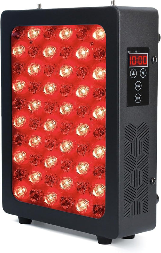 Red Light Therapy for Body & Face - 660nm & 850nm Infrared Red Light Therapy Panel for Skin, Muscles & Recovery – Full-Body LED Light Therapy Hanging Device