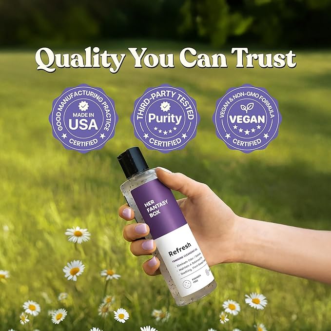 Her Fantasy Box | Refresh Plant Based Yoni Gel Wash (pH Balancing) - 3 Pack