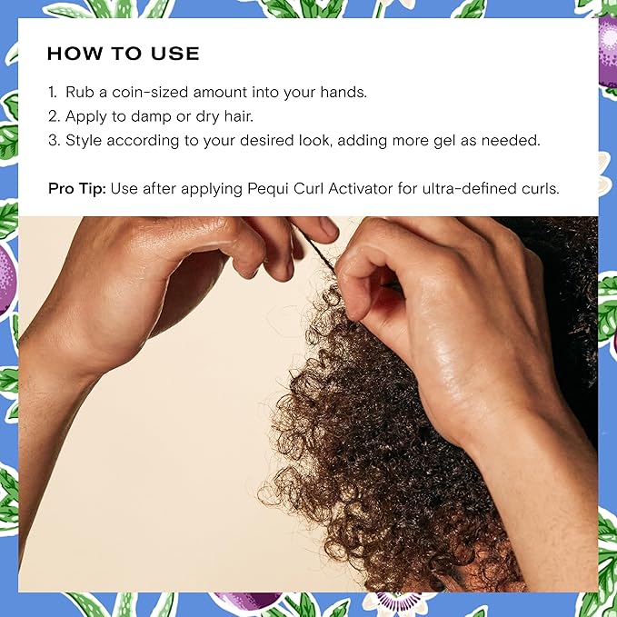 Ceremonia Pequi Styling Gel Clean Hair Gel Pequi Oil 6.7 Fl Oz 200 mL