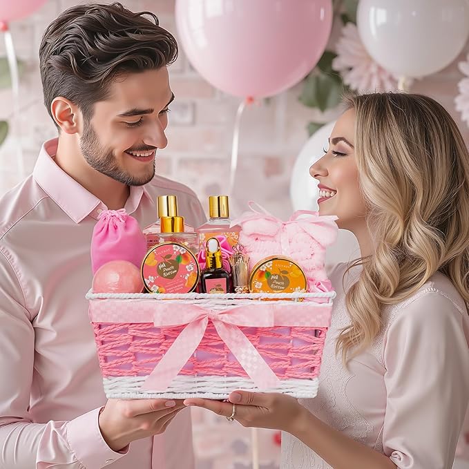 Valentines Day Gifts for Women - 23Piece Relaxing Bath and Body Gift Baskets Set Spa Gift Baskets for Women, Gift Sets | Mothers Day Gift for Mom, Birthday, Christmas, Holiday, Anniversary Gift