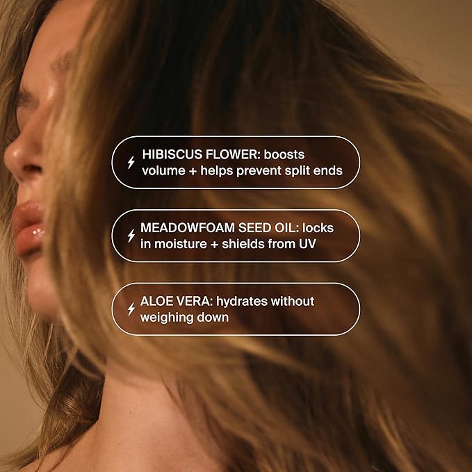 Hair Elixir Serum - Smooth Frizz-Free Hair Instantly - 80ml 2.7 Fl Oz I Heat Protectant - Daily Styling & Overnight Treatment - Lightweight Formula with Hibiscus & Meadowfoam Extracts