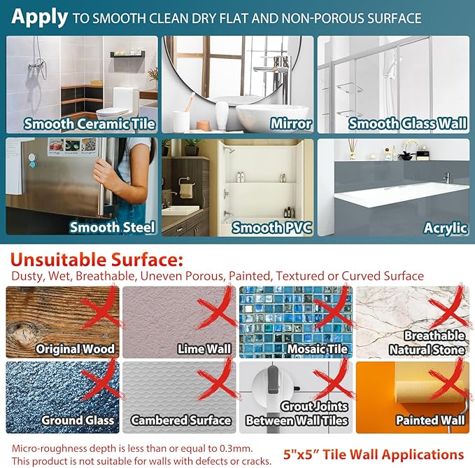 TAILI Grab Bars for Bathtubs and Showers 2 Pack Suction Grab Bar, Heavy Duty Shower Handle Removable Bath Handrails for Seniors and Elderly, Bathroom Safety Grip No Drilling Waterproof,Grey