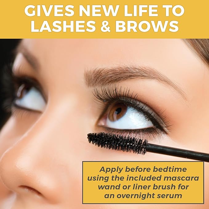 Viva Naturals Organic Castor Oil, Cold-Pressed, 16 fl oz – For Face, Hair, Eyelashes, USDA Organic, Non-GMO - With Beauty Kit