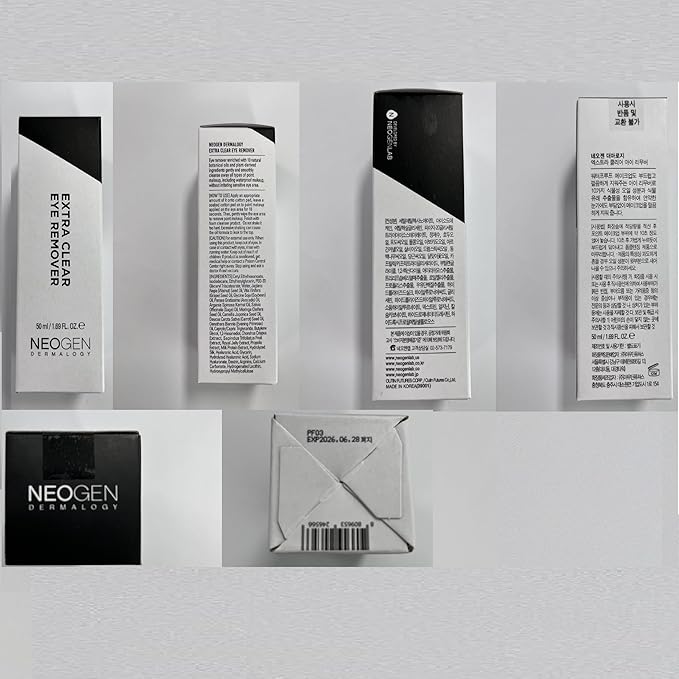 [K-Beauty] Neogen Dermalogy Extra Volume Curl Metal Mascara (Black) & EXTRA CLEAR MAKEUP REMOVER(50ml)