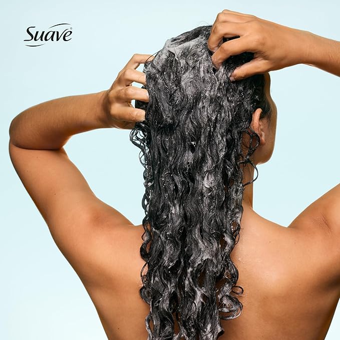 Suave Moisture Repair Sulfate-Free Shampoo with Hyaluronic Acid & Aloe Vera, Hydrates & Restores Dry, Damaged Hair, 6 Count, 12.6 FL OZ