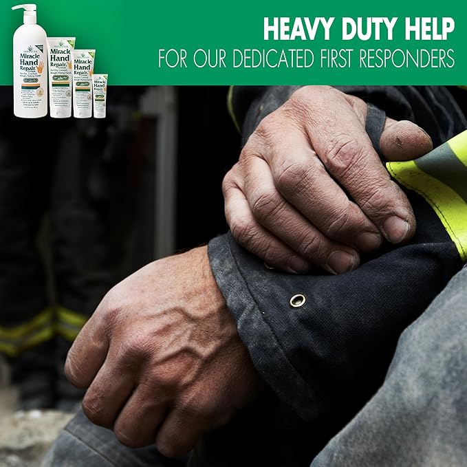 Miracle Hand Repair Cream for Dry Cracked Hands 1 oz Best Healing Hand Cream with 60% Aloe Vera - Non-Greasy Moisturizer for Working Hands - Fast Absorbing Lotion for Extremely Dry Skin (3-Pack)