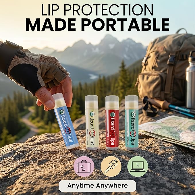 Lizard Lips USDA Certified Organic - 4 Flavor Variety Pack