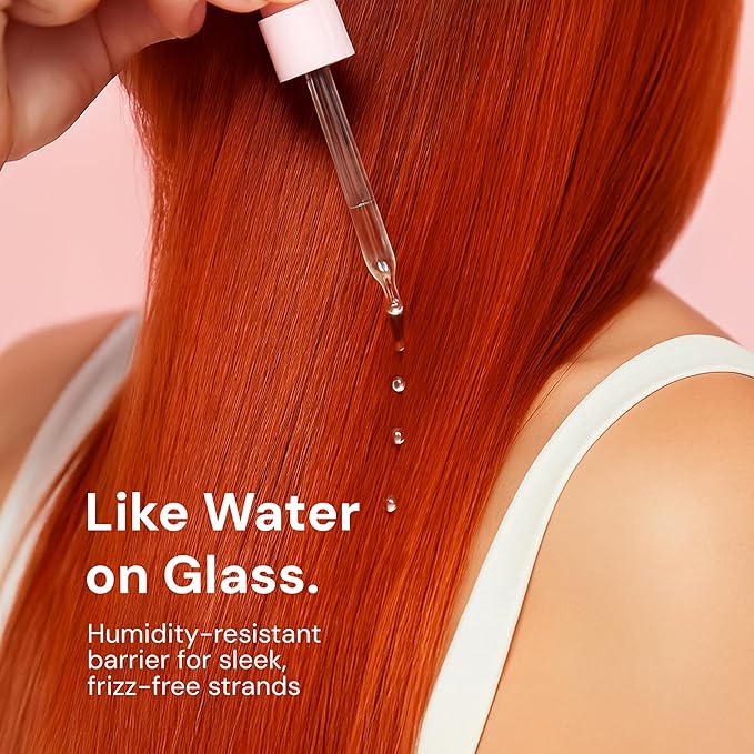 L'ANGE HAIR Glass Hair Thermal Blowout Primer | Heat Protectant Spray for Frizz Control & Shine | Blow Dry Support Styling Mist | For All Hair Types | 5 fl oz