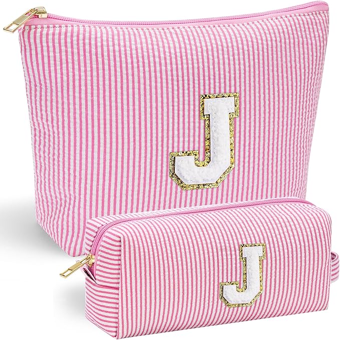 YOOLIFE Birthday Gifts for Girls, Mothers Day Gifts | Makeup Bag Cosmetic Bag Birthday Gifts for Girls Teacher Gifts Birthday Gifts for 3 4 5 6 7 8 9 10 11 12 13 Year Old Girls Pink J