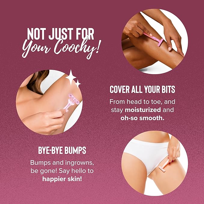 Coochy Shave Cream - Moisturizing Shave Lotion - Gentle Intimate Shaving Cream - For Bikini Area, Underarms, Legs & More - Rash-Free, Hydrating Formula - Island Paradise, 7.2 oz