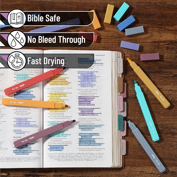 Mr. Pen- Aesthetic Highlighters, 8 pcs, Jewel Tones, Chisel Tip, Cute Highlighters Assorted Colors