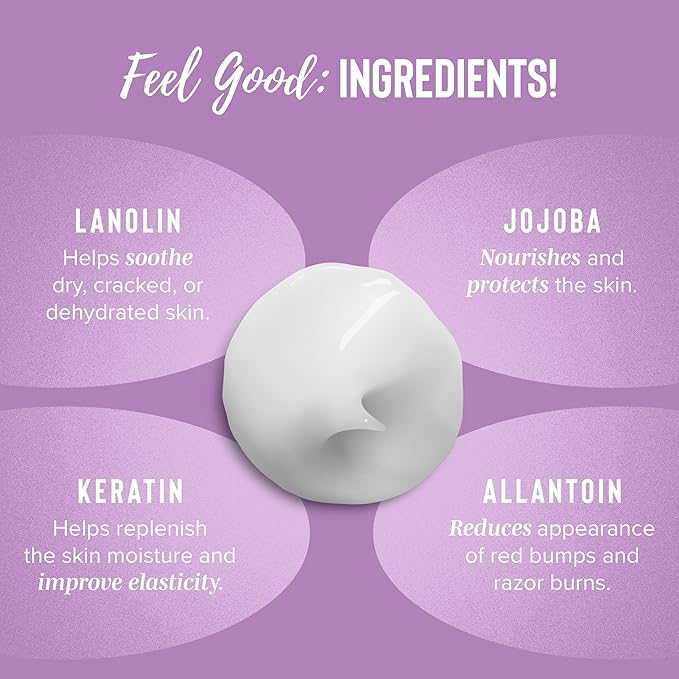 Coochy Shave Cream - Moisturizing Shave Lotion - Gentle Intimate Shaving Cream - For Bikini Area, Underarms, Legs & More - Rash-Free, Hydrating Formula - Floral Haze, 32 oz