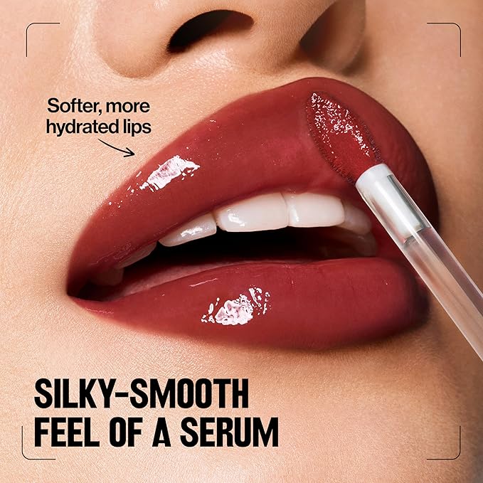 REVLON PhotoReady Instant Plump Serum, Plumping Gloss, Hydrating, Non-Sticky & High Shine Finish, 006 Youth Boost, 0.25 fl oz