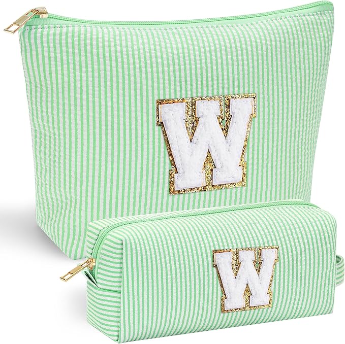 YOOLIFE Gifts for Women Her, Makeup Bag Make Up Bag Pouch Cosmetics Organizer Bag Cute Makeup Bag Skincare Bag Personalized Best Friend Wife Birthday Gift Graduate Gifts for Her W