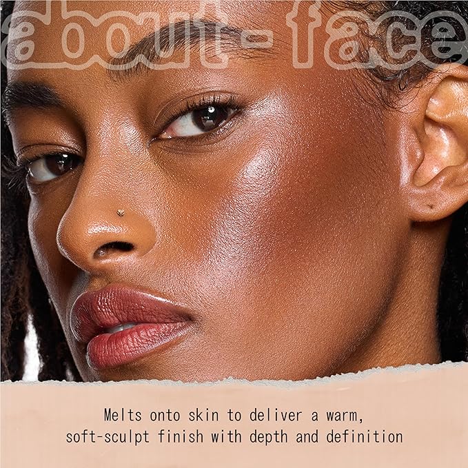 about-face Beach Freak Bronzer Stick Summer Holiday– Ultra-Creamy, Vegan Bronzer & Contour Stick with Skincare Benefits – Dewy Finish – Hydrating Formula with Daikon Seed Extract – Rich Deep