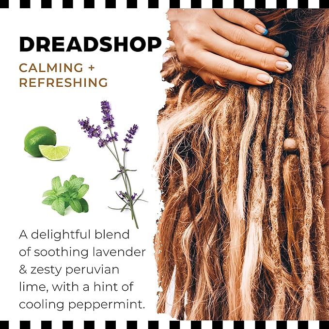 Dollylocks Sea Salt Texture Spray | Plant-Based, Vegan, Residue-Free | Tighten Locs Dreadlocks | Loose Hair Care | Fragrance Free | 8oz