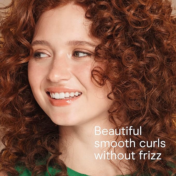 Conair Double Ceramic ¾-Inch Curling Iron with Claw Clip, ¾-Inch Barrel Creates Tight Curls, Hair Curler for Use on Short, Medium, & Long Hair, White/Rose Gold