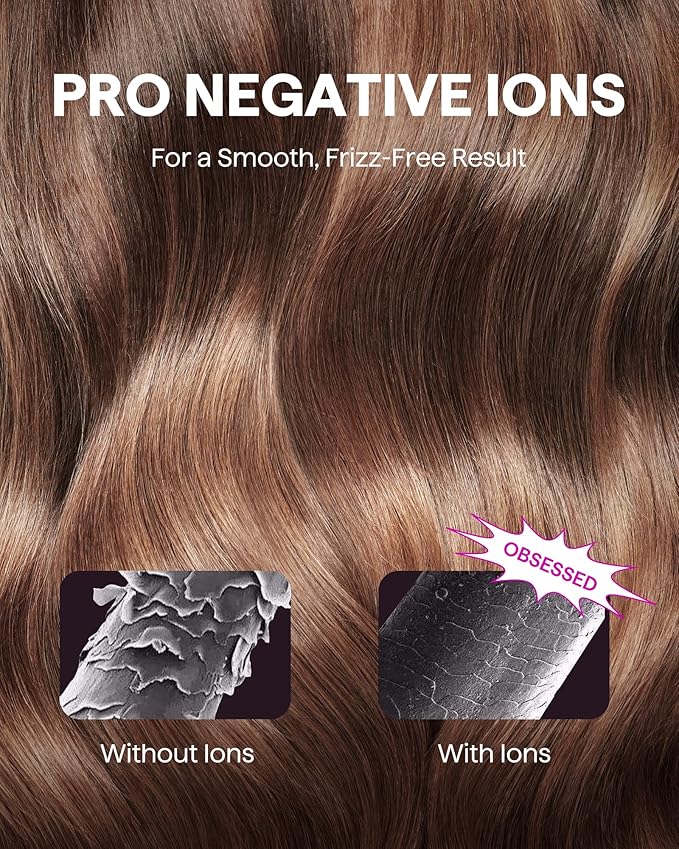 Wavytalk Hair Dryer, Wavytalk Turblow Pro Fast Drying Blow Dryer with Diffuser, High Speed Hair Dryer with 110,000 RPM, Pro Negative Ions for Less Damage, Frizz Smoothing 3 Speeds & 3 Temps, White