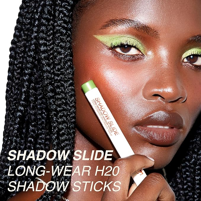 Freck Beauty SHADOW SLIDE Long Wear H2O Shadow Stick – Creamy, Waterproof Eyeshadow Crayon, Highly Pigmented, Smudge-Resistant, Easy Glide for All-Day Wear | DEEP DIVE (Cool Toned Gunmetal)