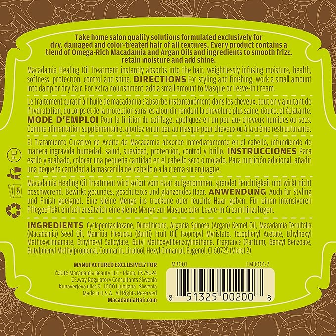 Macadamia Natural Healing Oil Treatment, 4.2 Ounces